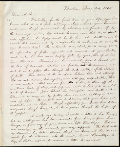 Letter from William Lloyd Garrison, Boston, [Mass.], to Sarah Thurber Benson, Dec.24, 1835