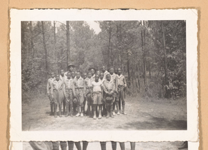 Photograph of Boy Scouts at camp, Lovejoy, Georgia