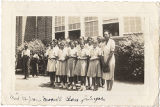 Jean Moore Fasse with her class, 1939