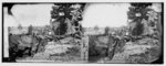 [Fauquier Sulphur Springs, Va., vicinity. Troops building bridges across the north fork of the Rappahannock]