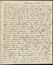 Letter to] My dear Garrison [manuscript