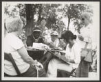 McKinley Park (0023) Events - Senior citizens' picnic with Mayor Jane Byrne, 1979-07-19