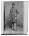 [Colonel Géza Milahótzy, Union officer in the 24th Illinois Infantry Regiment, full-length portrait, standing, facing front]