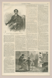 Page 53 from Harper's Weekly with an article about John W. Menard