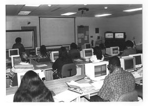 Photograph of Gloria (Rusty) Boyd Teaching