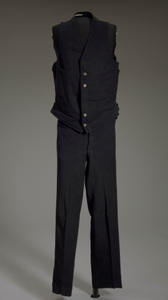 Uniform vest owned by Pullman Porter Robert Thomas