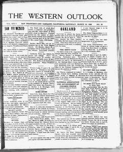 The Western Outlook (San Francisco and Oakland, Calif.), Vol. 34, No. 23, Ed. 1 Saturday, March 10, 1928