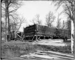 Constructing Maine's building for the 1904 World's Fair