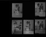 Set of negatives by Clinton Wright including wedding of Kathalean, 1965