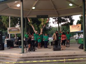 Singers at Juneteenth celebration 2