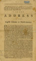 A short address to the English colonies in North-America