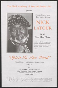 Flyer: Nick LaTour