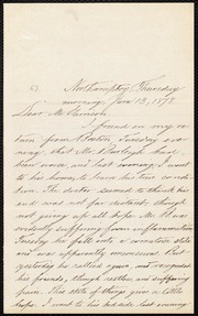 Letter to] Dear Mr. Garrison [manuscript