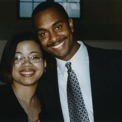 Two students at 1999 Multicultural Graduation Reception