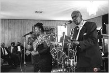 Lonnie and Mary Johnson at their 27th gospel anniversary