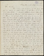 Letter to] Bro[ther] Garrison [manuscript