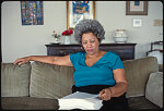 Toni Morrison, author [at her upstate New York home]