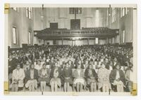 An Audience of Men and Women at a Clark College Chapel Service, 1927