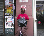 Video salesman, W. 125th St., by Frederick Douglass Blvd., Harlem