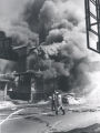 Thumbnail for Smoke pours from house on Clarissa Street after riot, Rochester, NY, 1964