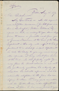 Letter from William Lloyd Garrison, Boston, [Mass.], to Charles Sumner, May 25, 1876