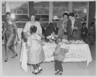 Children / Refreshments at Unveiling of the Herring Picture (Mountain Street School)