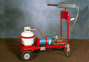 This gunfire simulator, used to train US military service personnel, is displayed in its deployed position inside the US Army (USA) Training Support Center (TSC), USA Signal Command and Fort Gordon (USASC&FG), Fort Gordon, Georgia (GA)