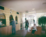 Lobby at Holiday Inn East on Eastern Boulevard in Montgomery, Alabama.