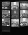 Set of negatives by Clinton Wright including senior citizens at Zion, Credit Union program at Doolittle, a carnival and a fair, 1968