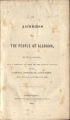 Excerpts from "An Address to the People of Alabama" by William Lowndes Yancey.