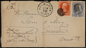 Letter from Maria Weston Chapman, Weymouth, [Mass.], to Samuel May, May 28th, 1877