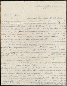 Thumbnail for Letter from Anna Pane, Albany, [N.Y.], to William Lloyd Garrison, June 22nd / [18]41