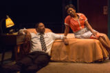 David Alan Anderson and Tracey N. Bonner in a scene from the play The mountaintop