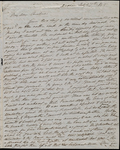 Letter from Edmund Quincy, Dedham, [Mass.], to Caroline Weston, July 27th, 1845