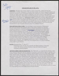 Shakespeare in Black