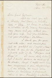 Letter to] Dear friend Garrison [manuscript