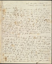 Letter to] My dear Wife [manuscript