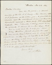 Letter to] Brother Stanton [manuscript