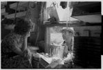 [Untitled photo, possibly related to: Negro making purchase at traveling grocery store, Forrest City, Arkansas]