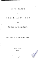 Thumbnail for Discipline of earth and time for freedom and immortality Four books of an unpublished poem