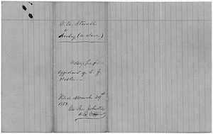 Affidavit of SJ Noble, filed March 29, 1858