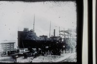 Steamship Minneapolis at wharf