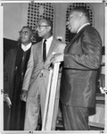 Martin Luther King with Marvin Robinson and Charles Haywood