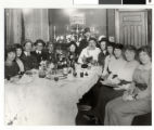 Seder at the home of Rabbi Solomon Silber, Minneapolis, Minnesota