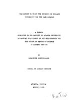 The extent to which the students of Dillard University use the card catalog, 1955