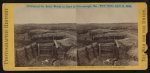 Interior of the rebel works in front of Petersburgh (i.e. Petersburg), Va. View taken April 3, 1865