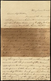 Letter to] Dear Miss Weston [manuscript