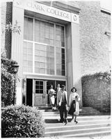 Students Outside of Haven-Warren Hall, circa 1960