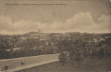 "Bird's-eye View, Tuskegee Institute, Ala., showing the Dormitories."