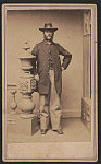 [Lieutenant Frederick Grant of Co. F, 35th Massachusetts Infantry Regiment, and Co. K, 2nd Massachusetts Heavy Artillery Regiment in uniform]